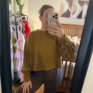 Cozy Olive Knit Sweater